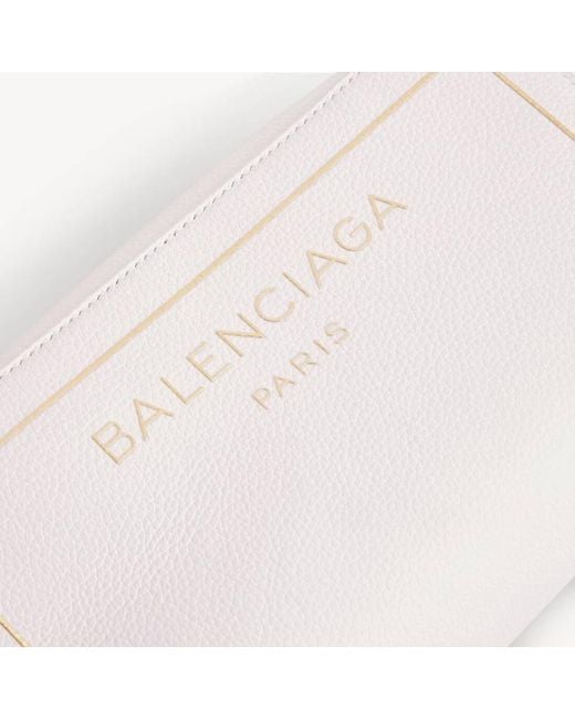 Balenciaga White Fragrance Cosmetic Pouch