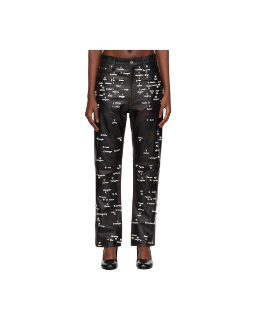 Doublet Black Pressure Rivet Pants