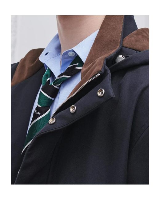 Dior Blue Parka for men