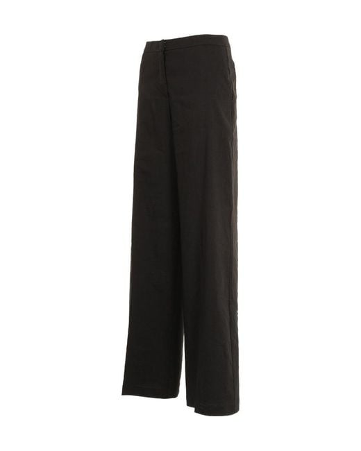 Pinko Black Stretch Pleated Trousers