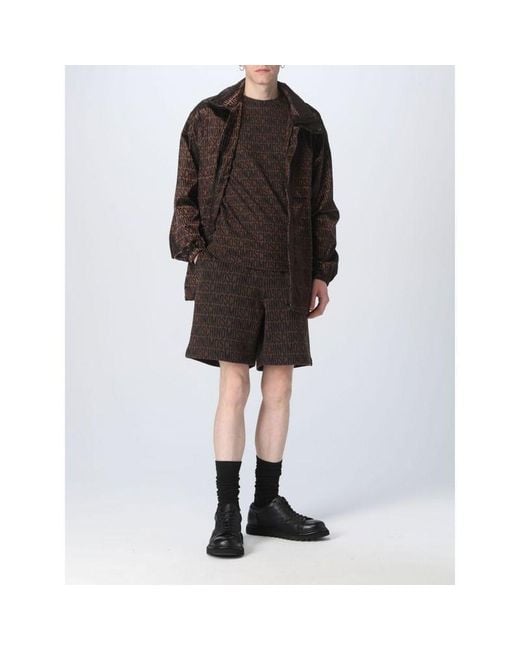 Moschino Brown Long-Sleeved Casual Jacket for men