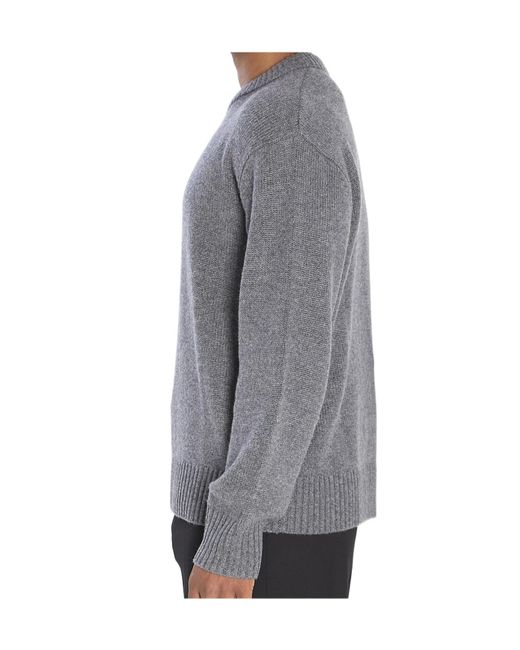 Lisa Yang Gray Kristian Crewneck Knitwear for men