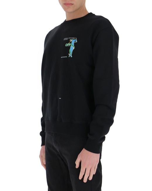 Off-White c/o Virgil Abloh Black Arrows-Motif Sweatshirt for men