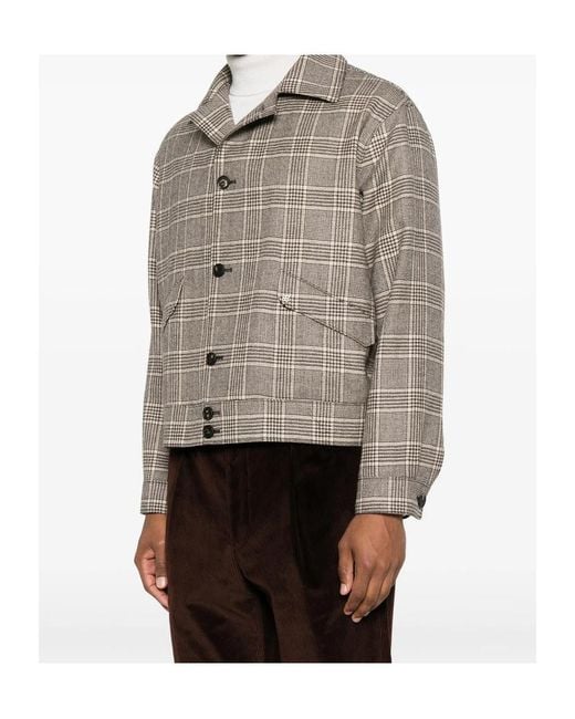 Tagliatore Brown Single-Breasted Casual Jacket for men