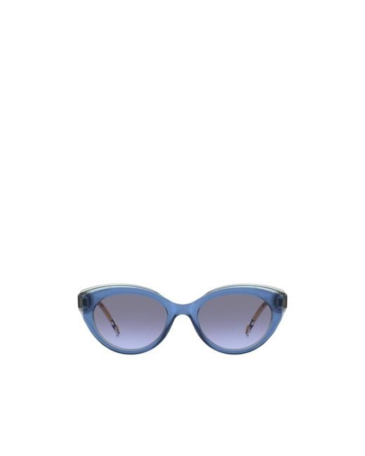 Carolina Herrera Blue Cat Eye Full Rim Sunglasses