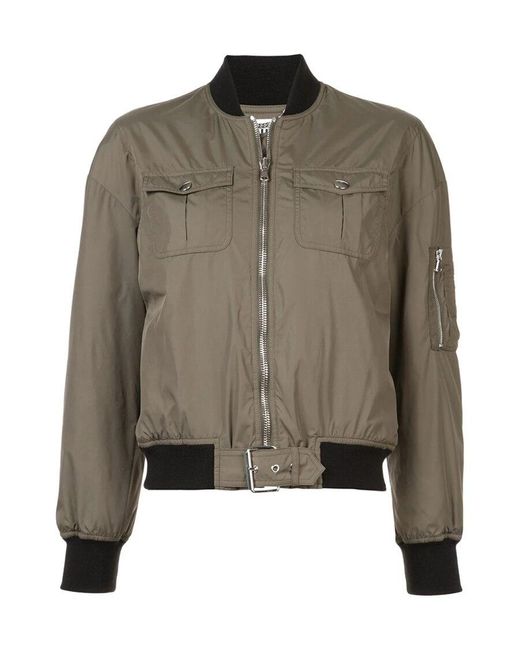 Moschino Green Army Pilot Casual Jacket