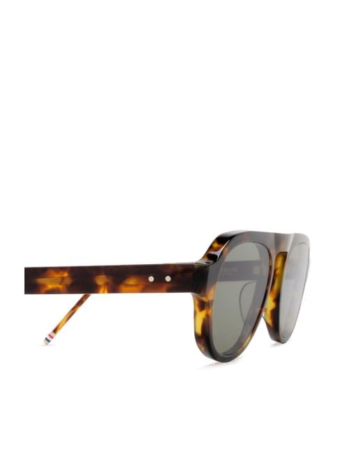 Thom Browne Multicolor Eyewear Round Frame Sunglasses for men