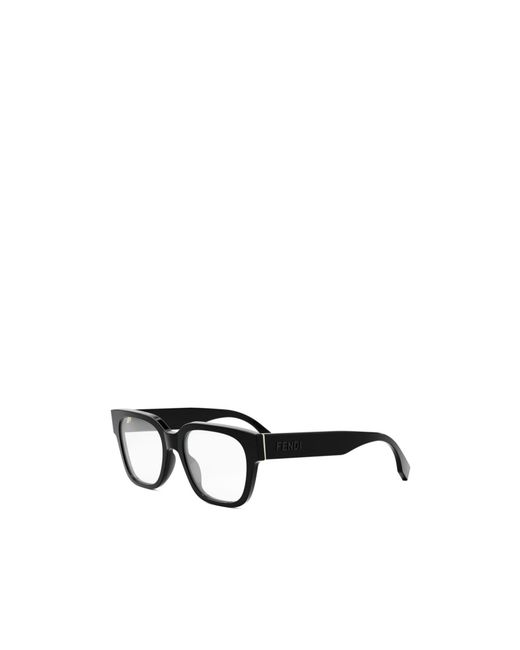 Fendi White Eyewear Square Frame Glasses for men