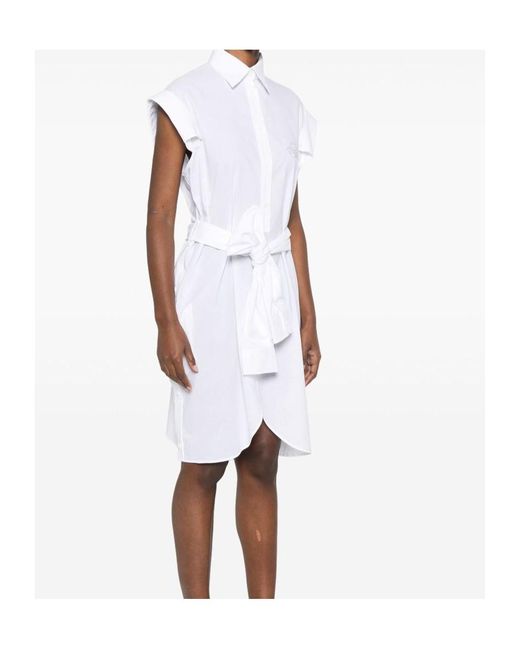 Moschino White Shirt Mini Dress