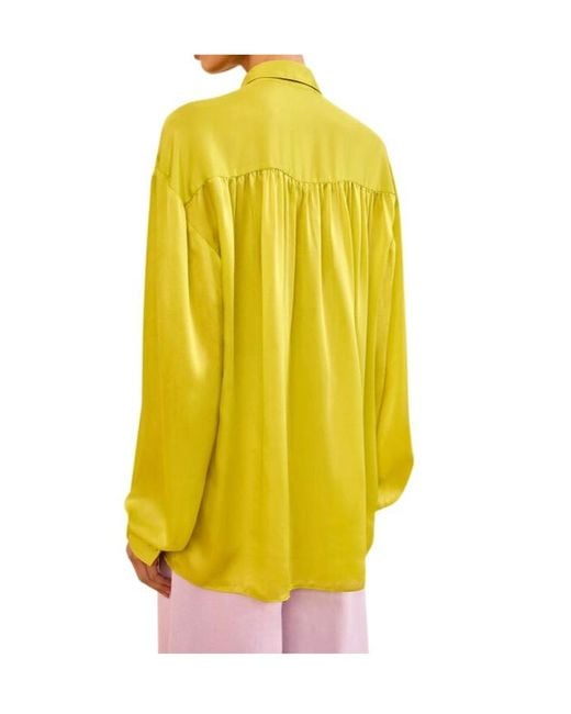 Ulla Johnson Yellow Long Sleeve Shirt