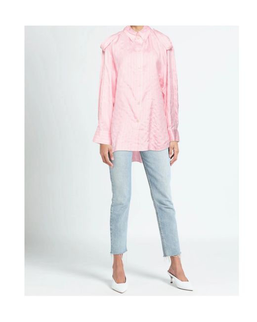 Isabel Marant Pink Striped Shirt