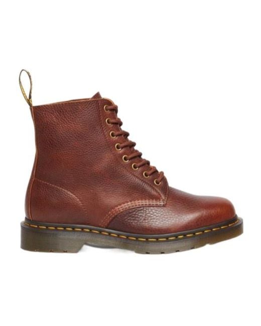 Dr. Martens Brown 1460 Ambassador Leather Lace Up Boots for men