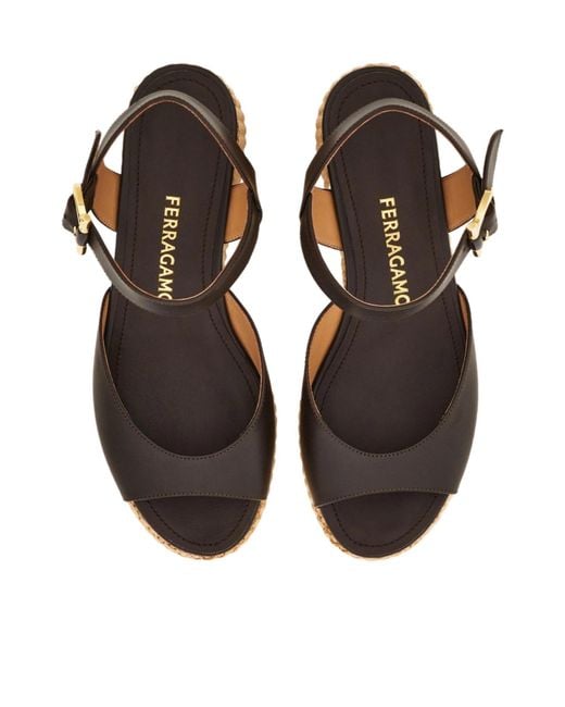 Ferragamo Natural Platform Sandal