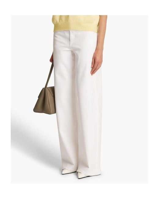 Khaite White Dane Stretch Jeans