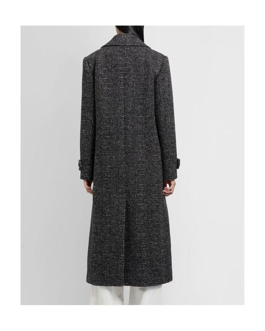 Chloé Black Logo Coat