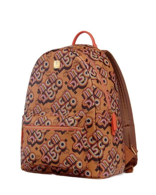 MCM Brown Stark Backpack for men
