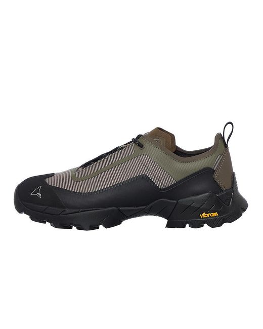 Roa Black Lace-Up Sneakers for men