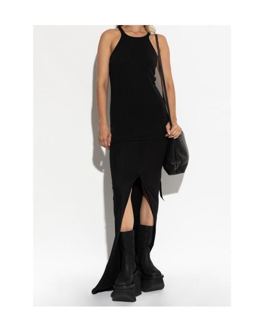Rick Owens Black Sleeveless Tops