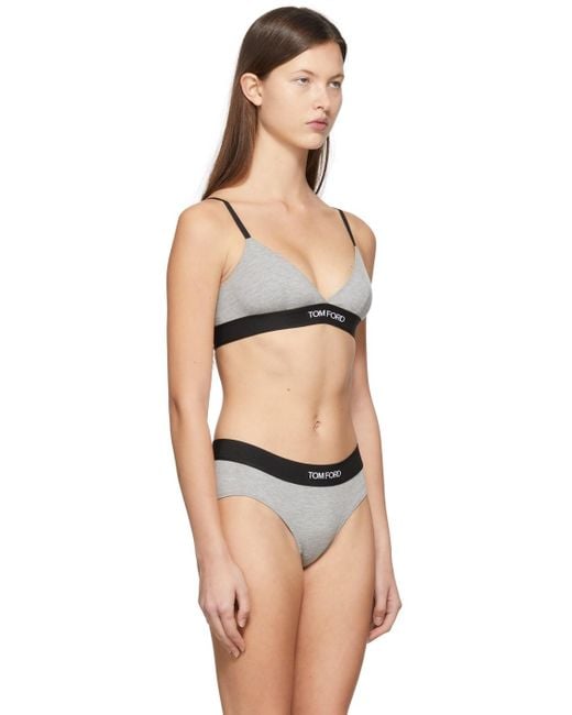 Tom Ford Gray Signature Bra
