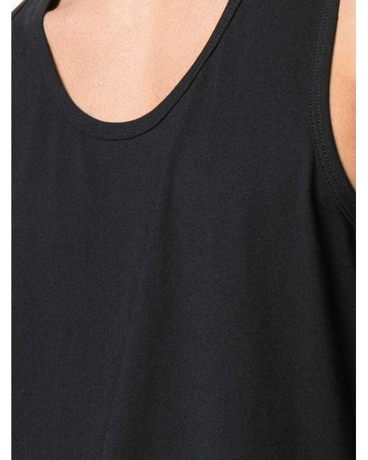 Comme des Garçons Black Cotton Tank Top for men
