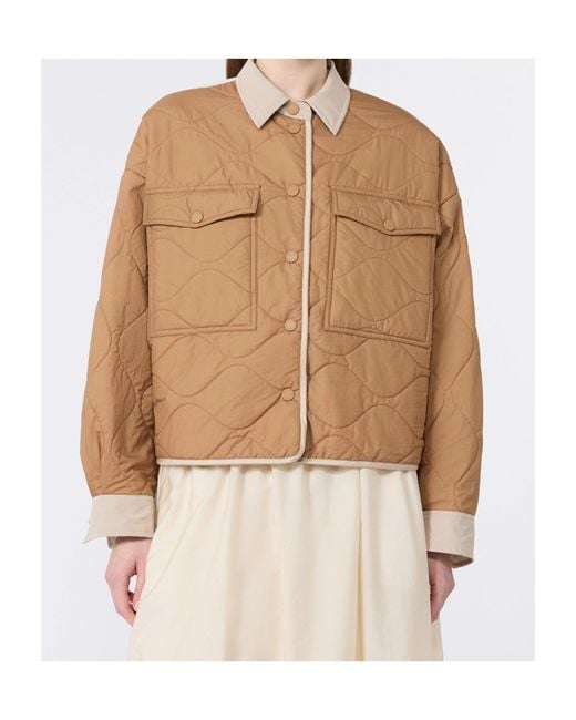 Weekend by Maxmara Natural Long-Sleeved Reversible Jacket