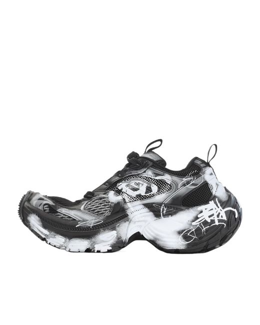 Balenciaga Gray 6Xl Lace-Up Sneakers for men
