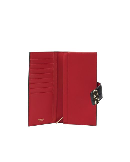 Ferragamo Black Gancini Wallet