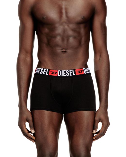 DIESEL Black Set Of Five Boxer Briefs for men