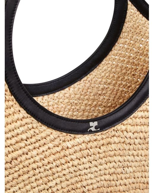 Courreges Natural Courrèges Maxy Holy Ac Logo Plaque Tote Bag