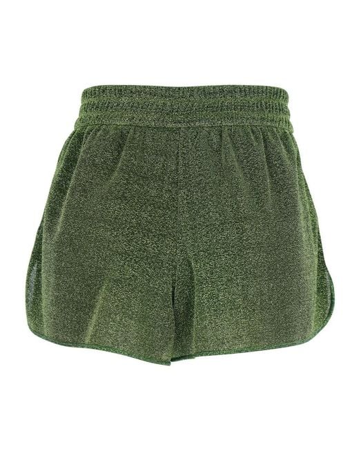 Oseree Green Lumiere Shorts