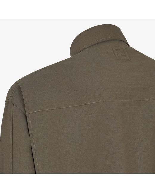Fendi Green Shirts for men