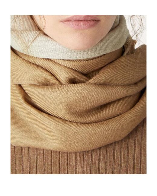 Loro Piana Natural Opposite Duo Scarf