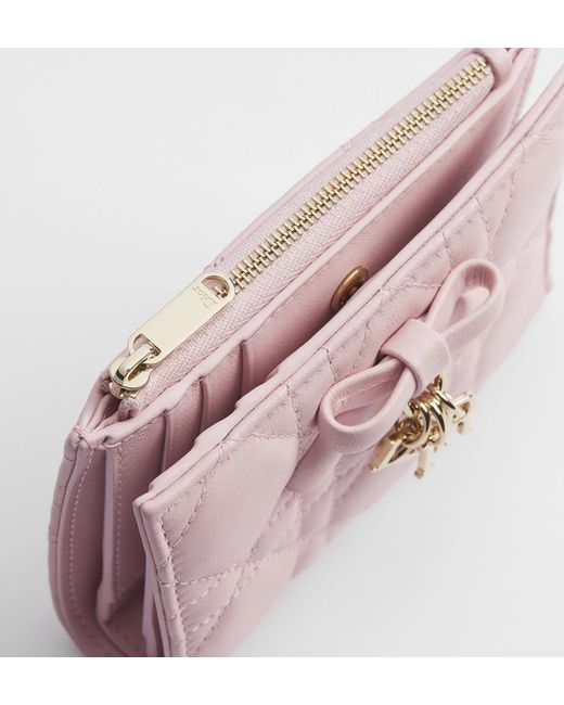 Dior Pink Lady Dahlia Wallet