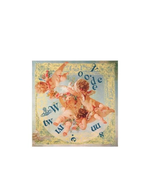 Vivienne Westwood Blue Spring Cherub Square