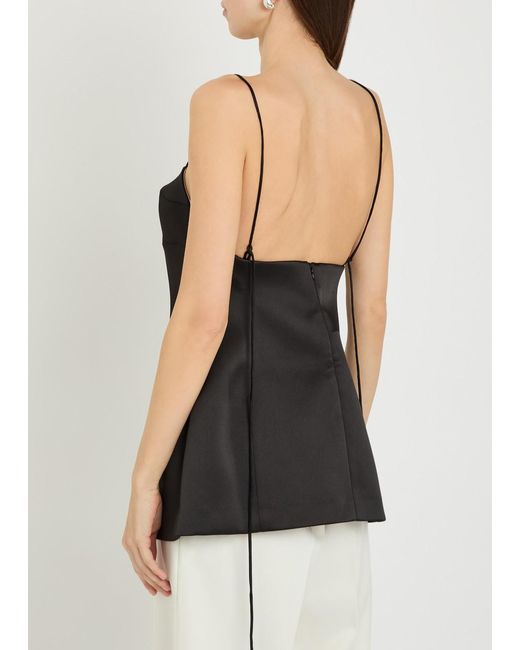 Rohe Black Satin Top