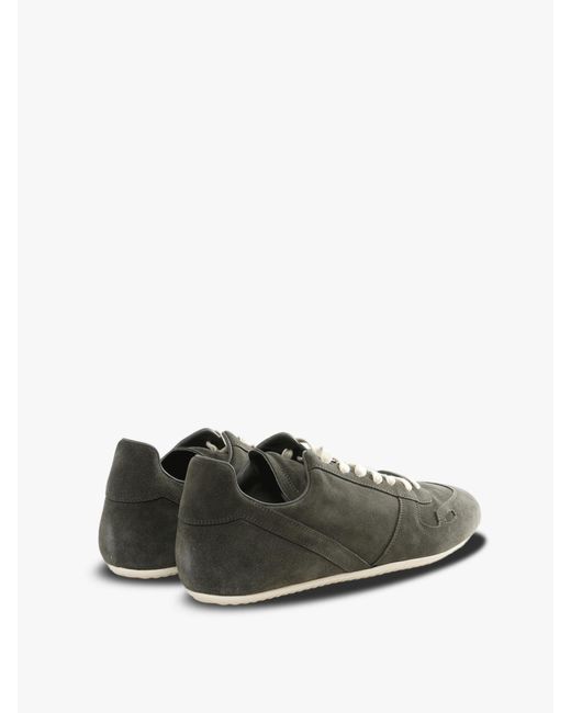 Rick Owens Black Minimal Sneaks Low-Top Sneakers for men