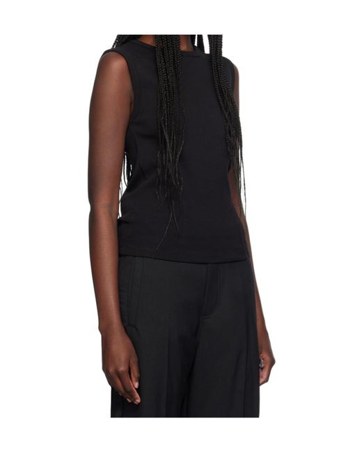Rohe Black Sleeveless T-Shirt