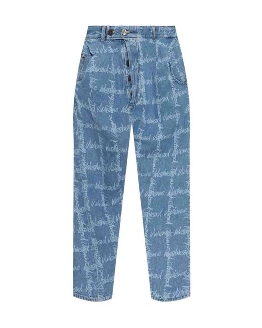 Vivienne Westwood Blue Straight-Leg Jeans for men
