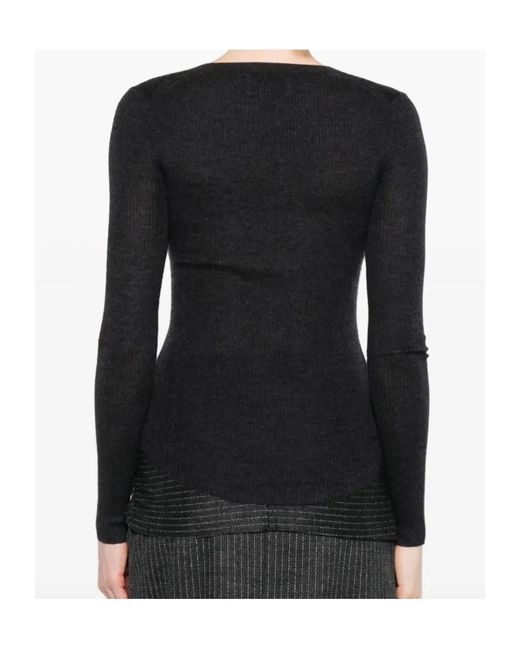 Isabel Marant Black Idite Button-Front Top