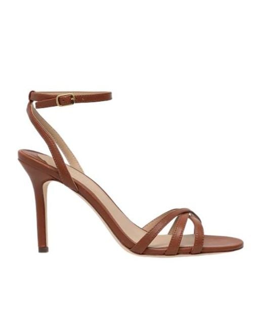 Ralph Lauren Pink Lauren Kendyl Strappy Heeled Sandals