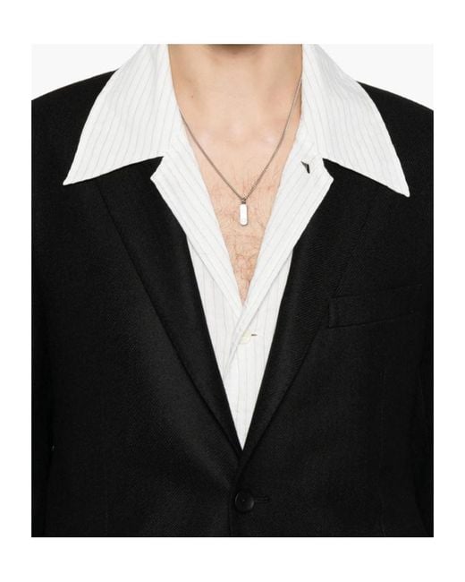 Tagliatore Black Single-Breasted Suit Jacket for men