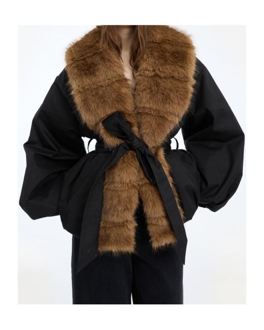 ROTATE BIRGER CHRISTENSEN Black Belted Jacket