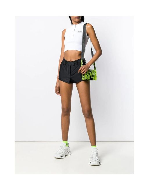 Gcds Black Logo Short Shorts