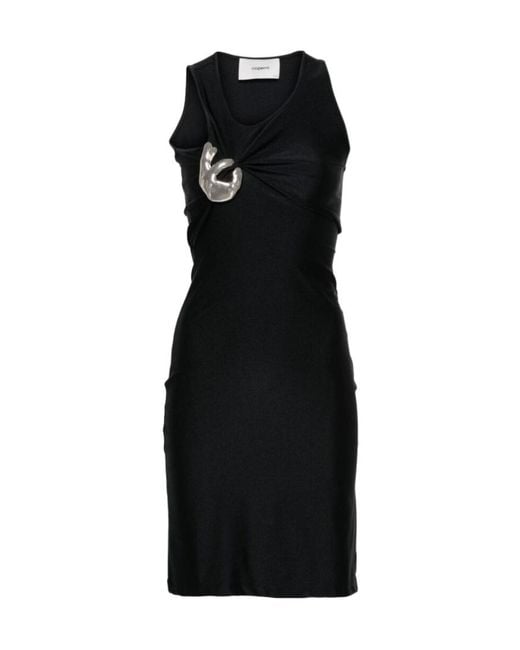 Coperni Black Single Emoji Dress
