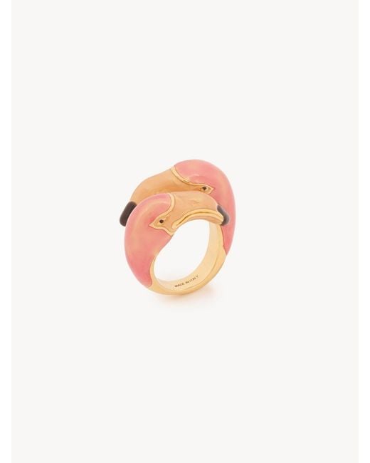 Chloé Pink Tropicus Toi Et Moi Ring