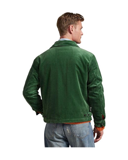 Polo Ralph Lauren Green Collared Jacket for men