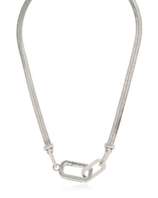AllSaints Metallic Short Chain Necklaces