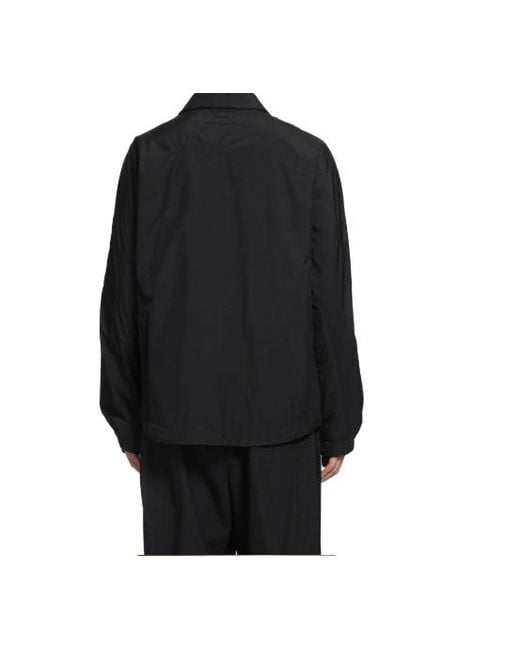 Herno Black Pocket-Detailed High-Neck Jacket for men