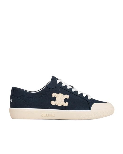 Céline Blue Alan Sneaker With Triomphe