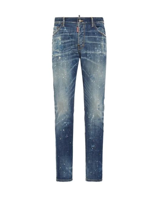DSquared² Blue Medium Galaxy Wash Cool Guy Jeans for men